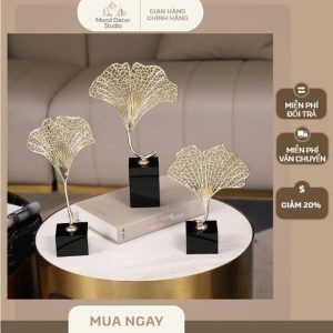 Mô hình trang trí lá bạch quả đơn giản